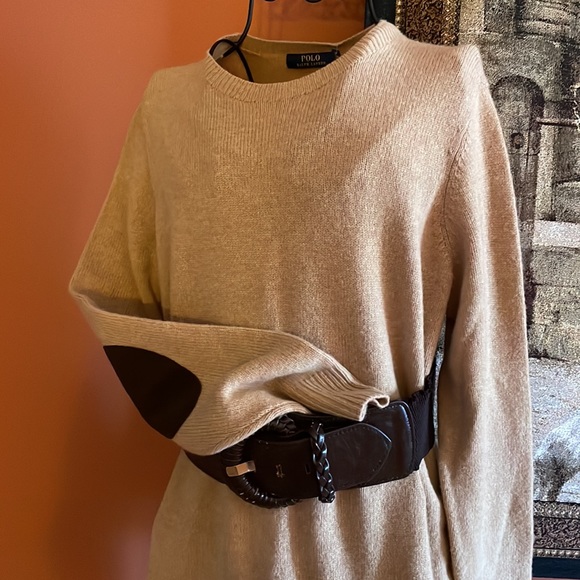 NWT polo Ralph Lauren CASHMERE SWEATER DRESS 👗 - Picture 3 of 9